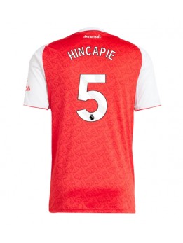 Arsenal Piero Hincapie #5 Replika Hemmakläder 2025-26 Kortärmad